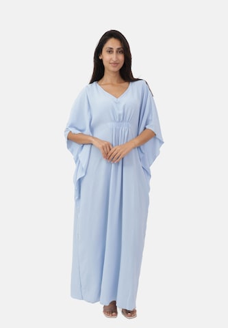 Elara Dress in Blue: front