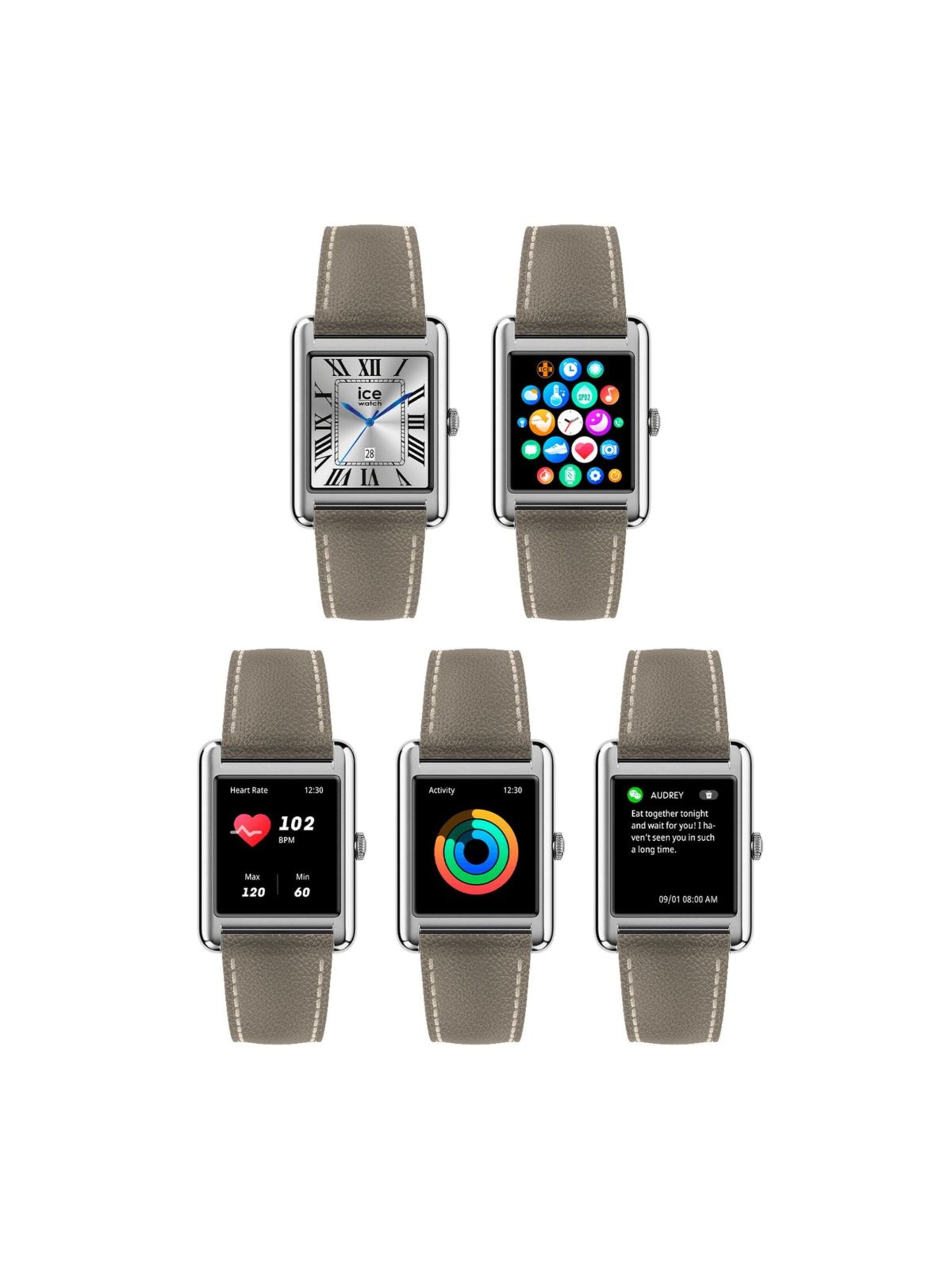 ICE WATCH Digital watch 'Smartwatch ICE smart TKS 2.0' in Silver