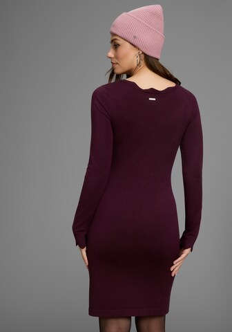 LAURA SCOTT Strickkleid in Rot