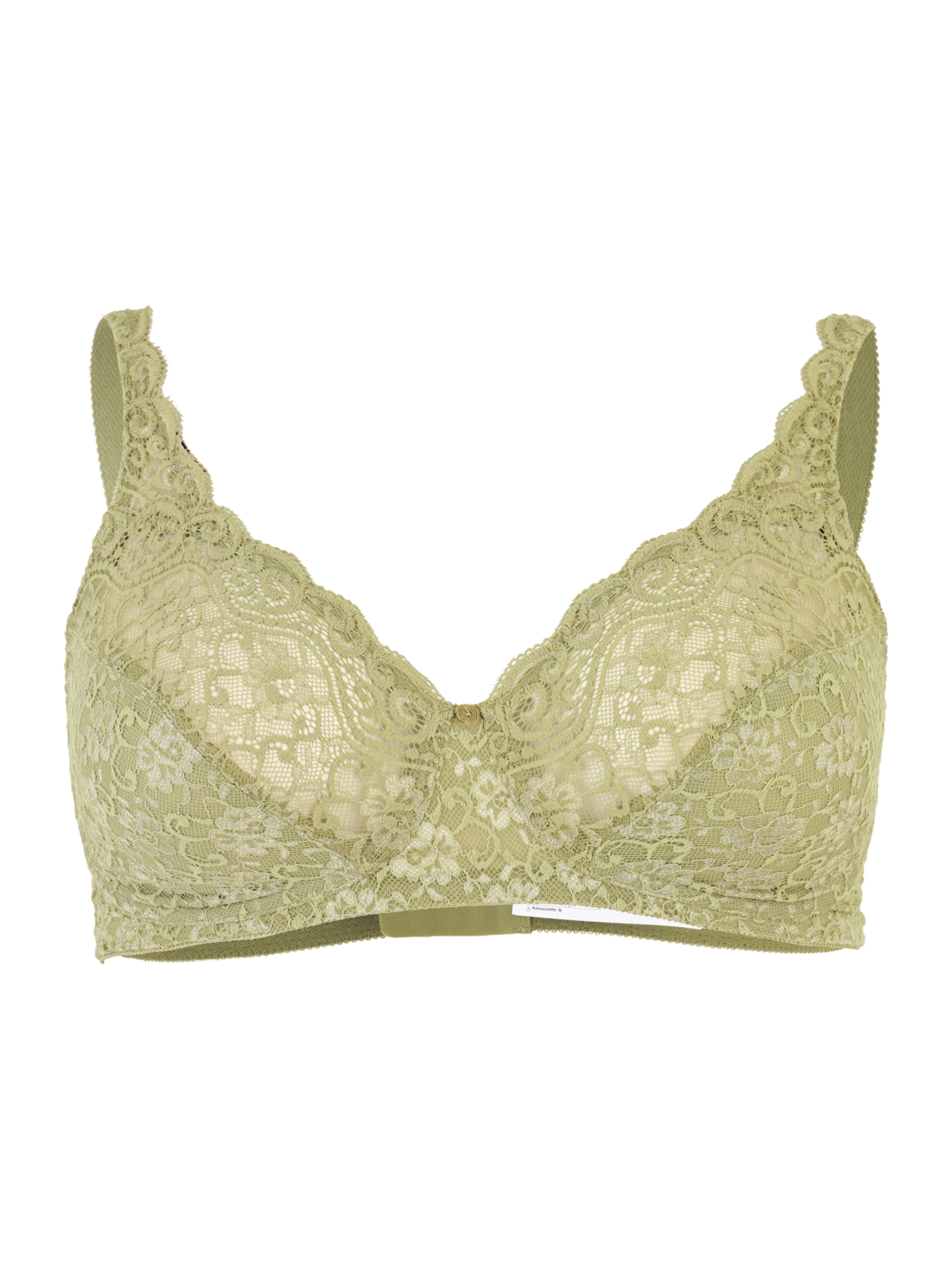 TRIUMPH Minimálisra csökkentő Melltartó 'Amourette N01' - zöld: elől