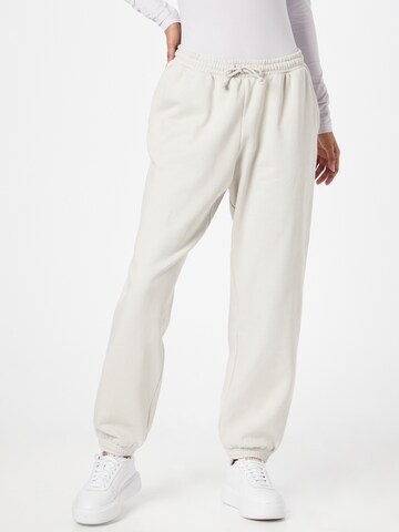 WEEKDAY Tapered Trousers in Beige: front