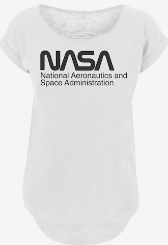 T-shirt 'NASA' F4NT4STIC en blanc : devant