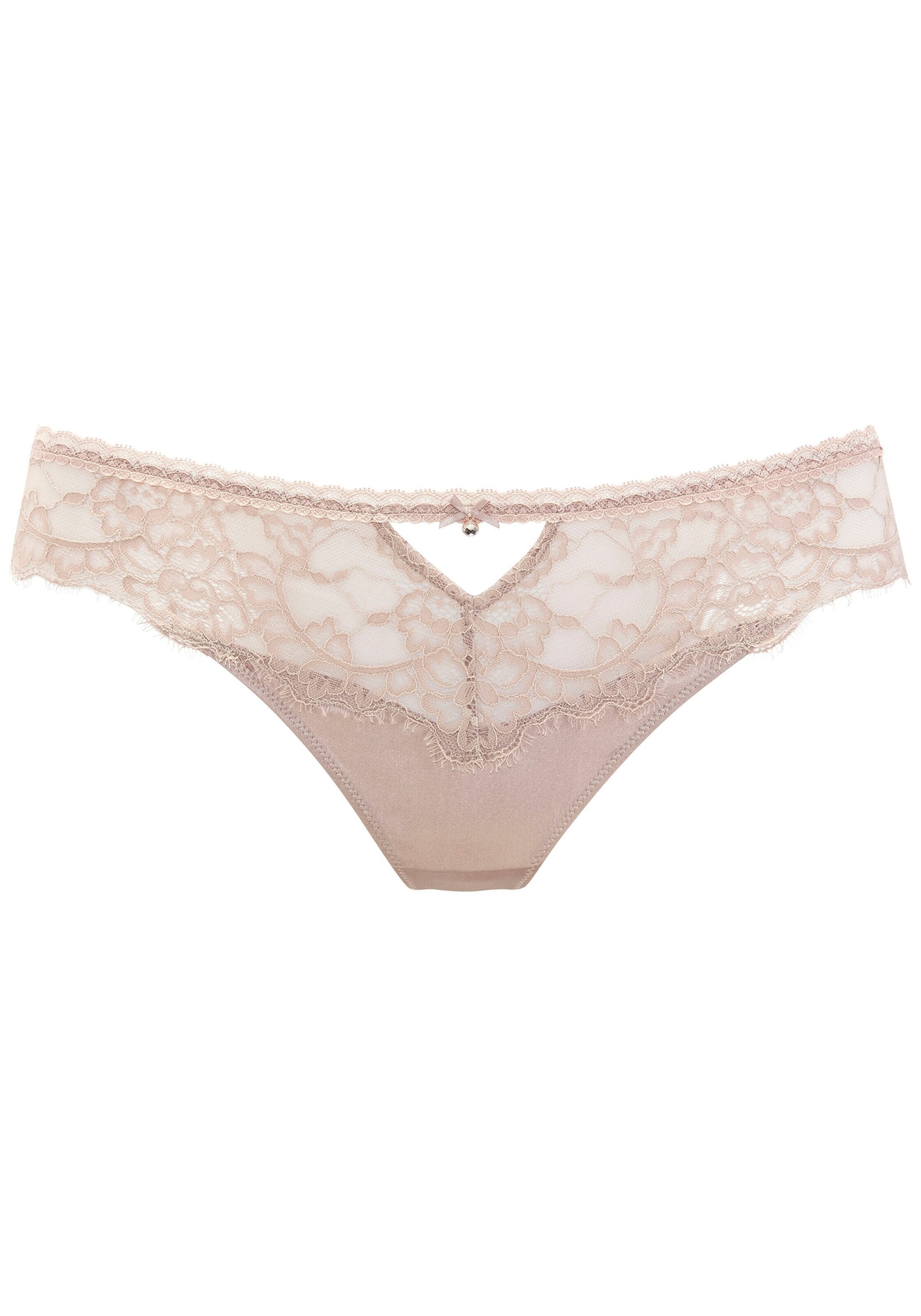 LASCANA - Tanga en beige: frente