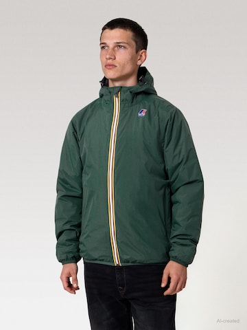 K-Way Performance Jacket in Green: front