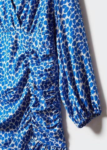 MANGO Jurk 'Fresa' in Blauw