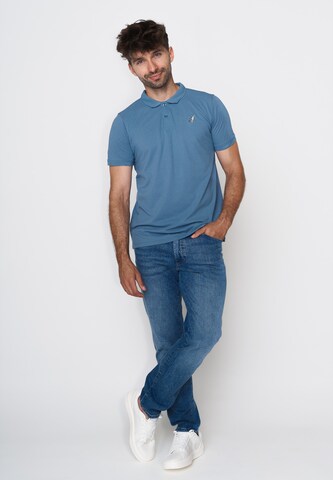 GREENBOMB Shirt 'Animal Seagull' in Blue