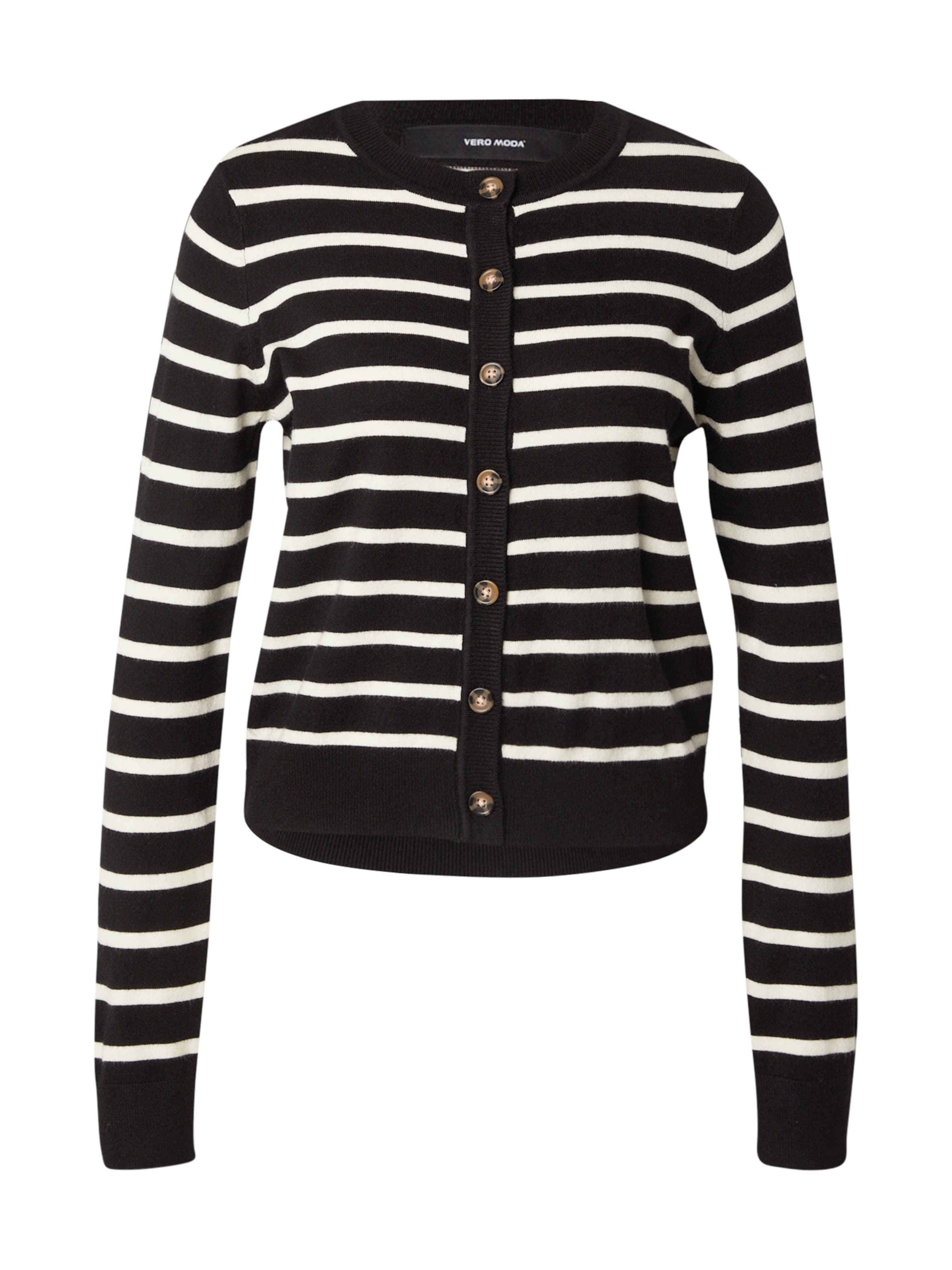 VERO MODAKardigan 'VMSABA' - crna boja: prednji dio