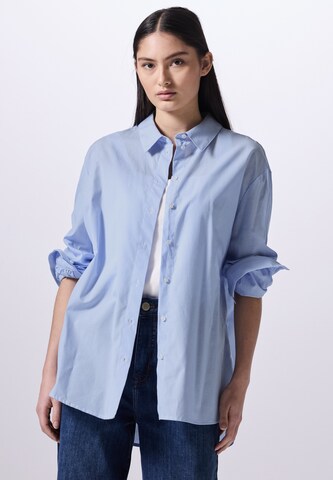Street One Studio Blouse in Blue: front