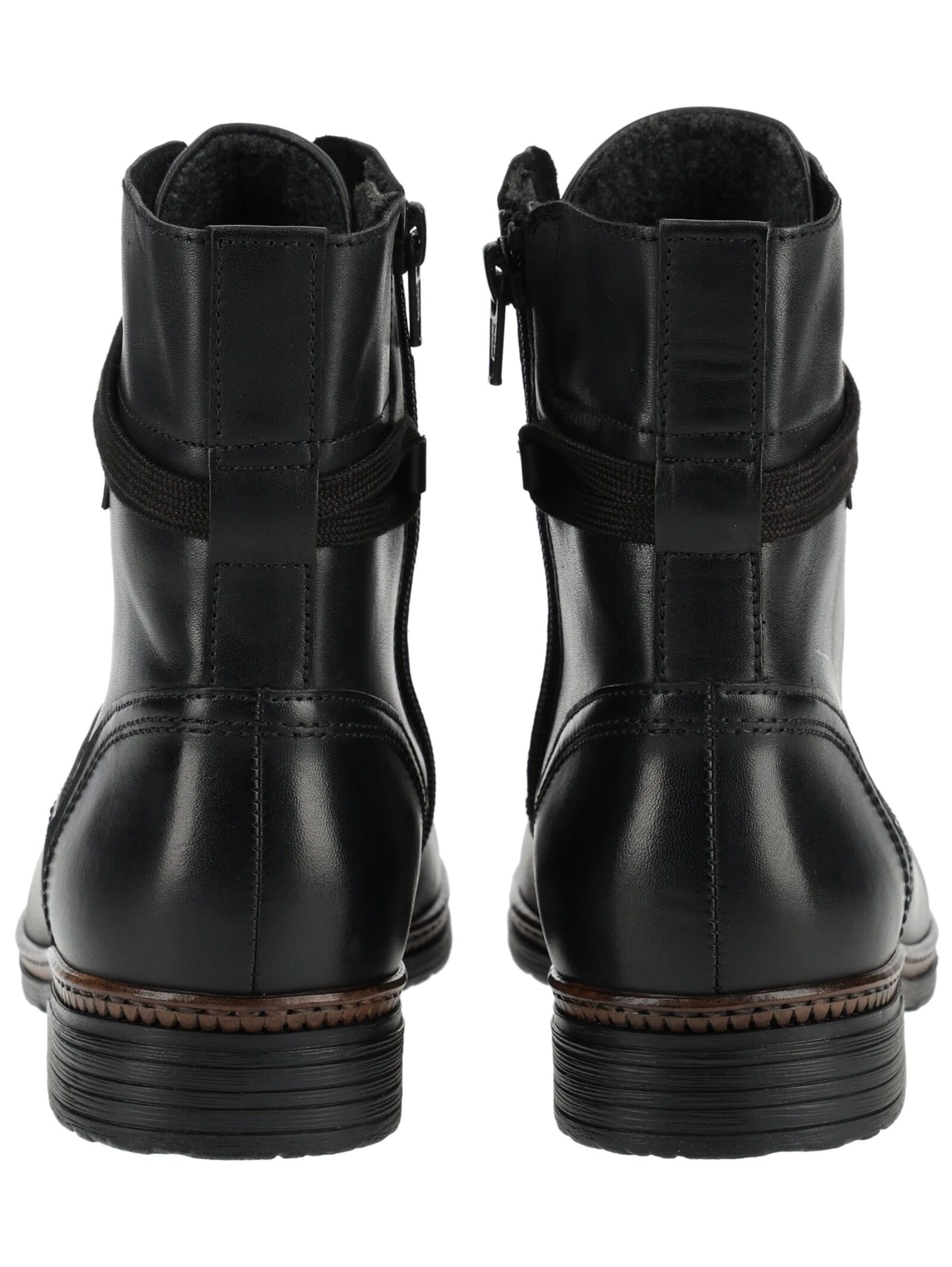 GABOR Schnürstiefelette in Schwarz