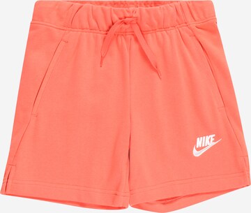 Nike Sportswear Pants in Orange: front