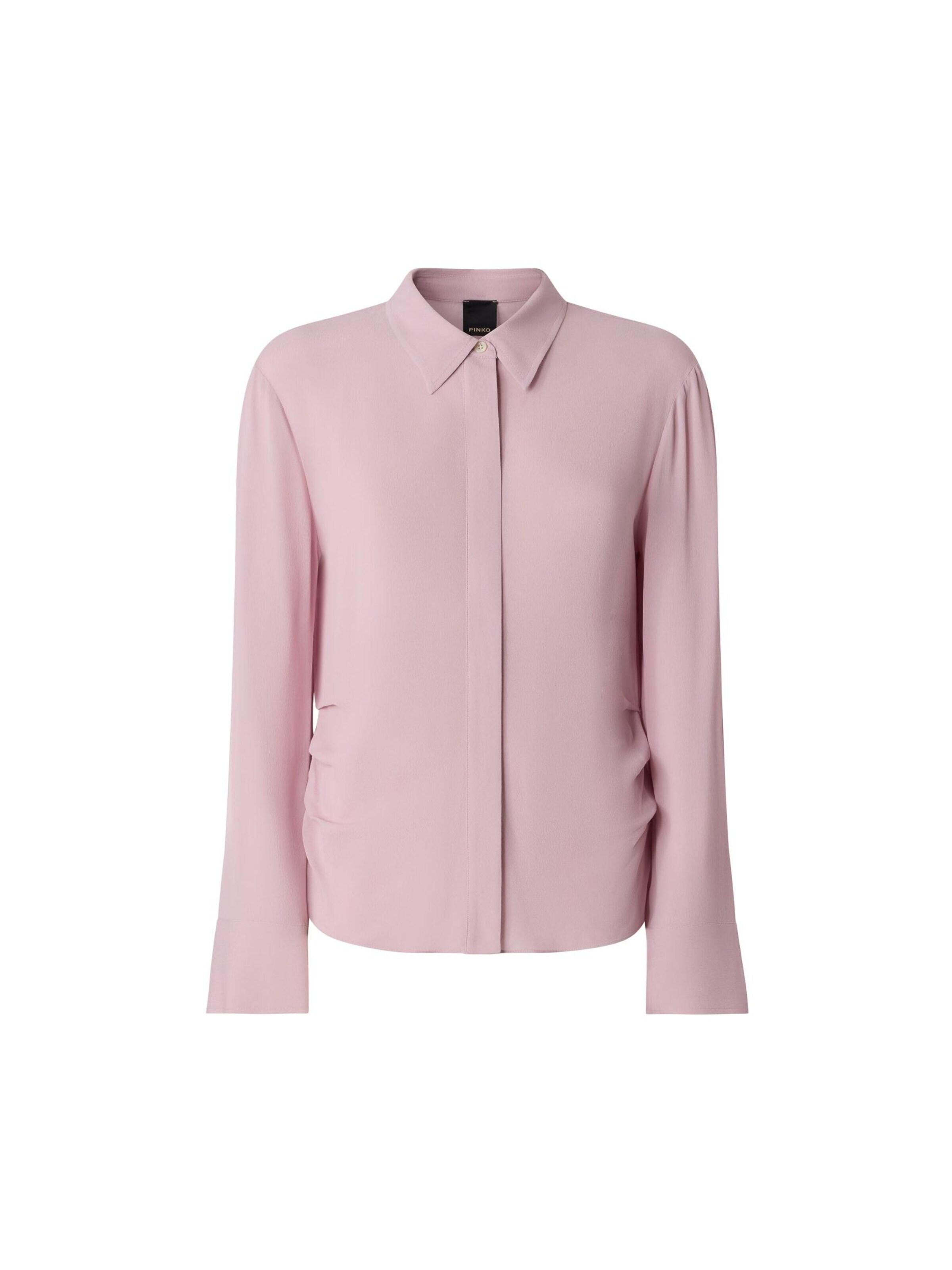 PINKO Shirt 'PINKO CIMBIDIO CAMICIA CRESPO FLUIDO CAMICIA' in L in Pink, Item view