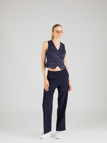 s.Oliver BLACK LABEL Loose fit Pleated Pants in Blue