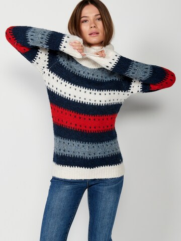Pull-over KOROSHI en bleu