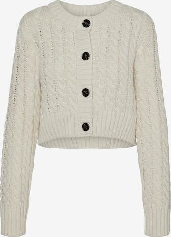 VERO MODA Gebreid vest 'MITZI' in Beige: voorkant