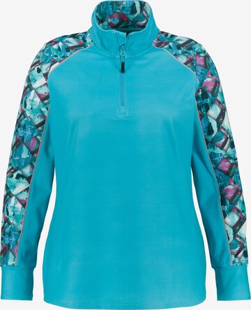 Ulla Popken Shirt in Blauw: voorkant