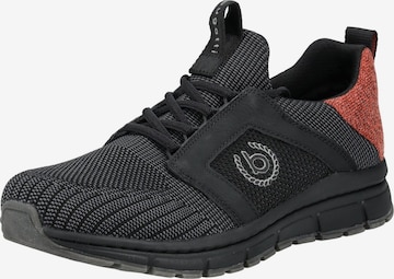 Baskets basses bugatti en noir : devant