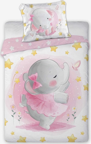 Housse de couette Faro Tekstylia en rose : devant