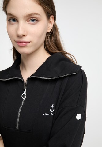 DreiMaster Maritim - Sudadera 'Bridgeport' en negro