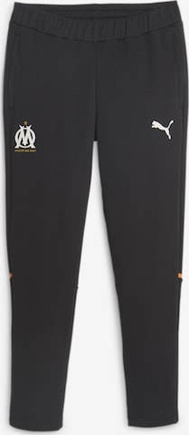 PUMA Slimfit Sportbroek in Zwart: voorkant