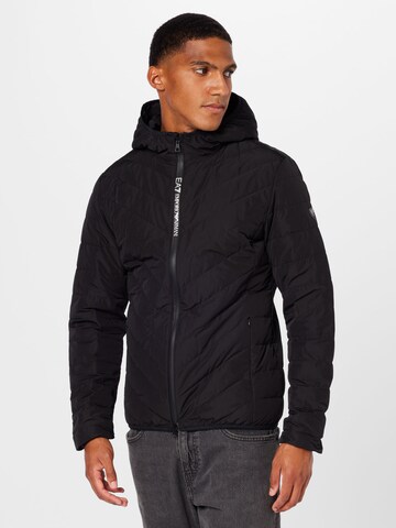 EA7 Emporio Armani Winter jacket in Black: front