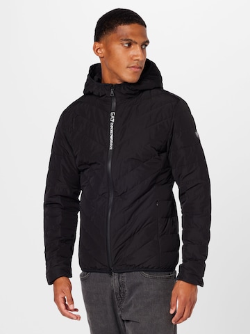 Veste d’hiver EA7 Emporio Armani en noir : devant