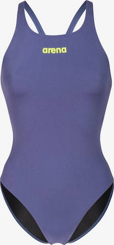 ARENA Bustier Uimapuku 'TEAM PRO SOLID' värissä lila: etupuoli