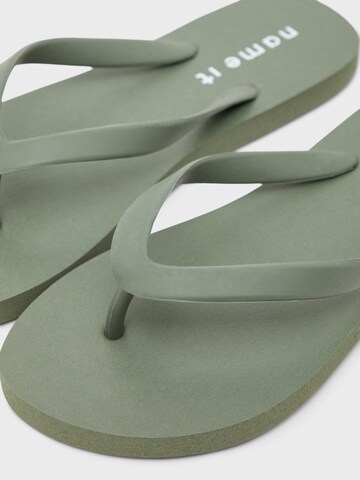 NAME ITOtvorene cipele 'FALO' - zelena boja