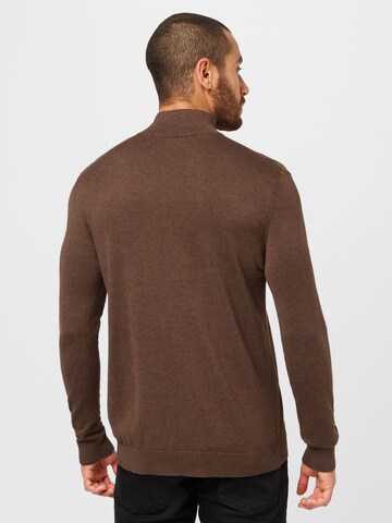 SELECTED HOMME - Regular Fit Pullover 'Berg' em castanho