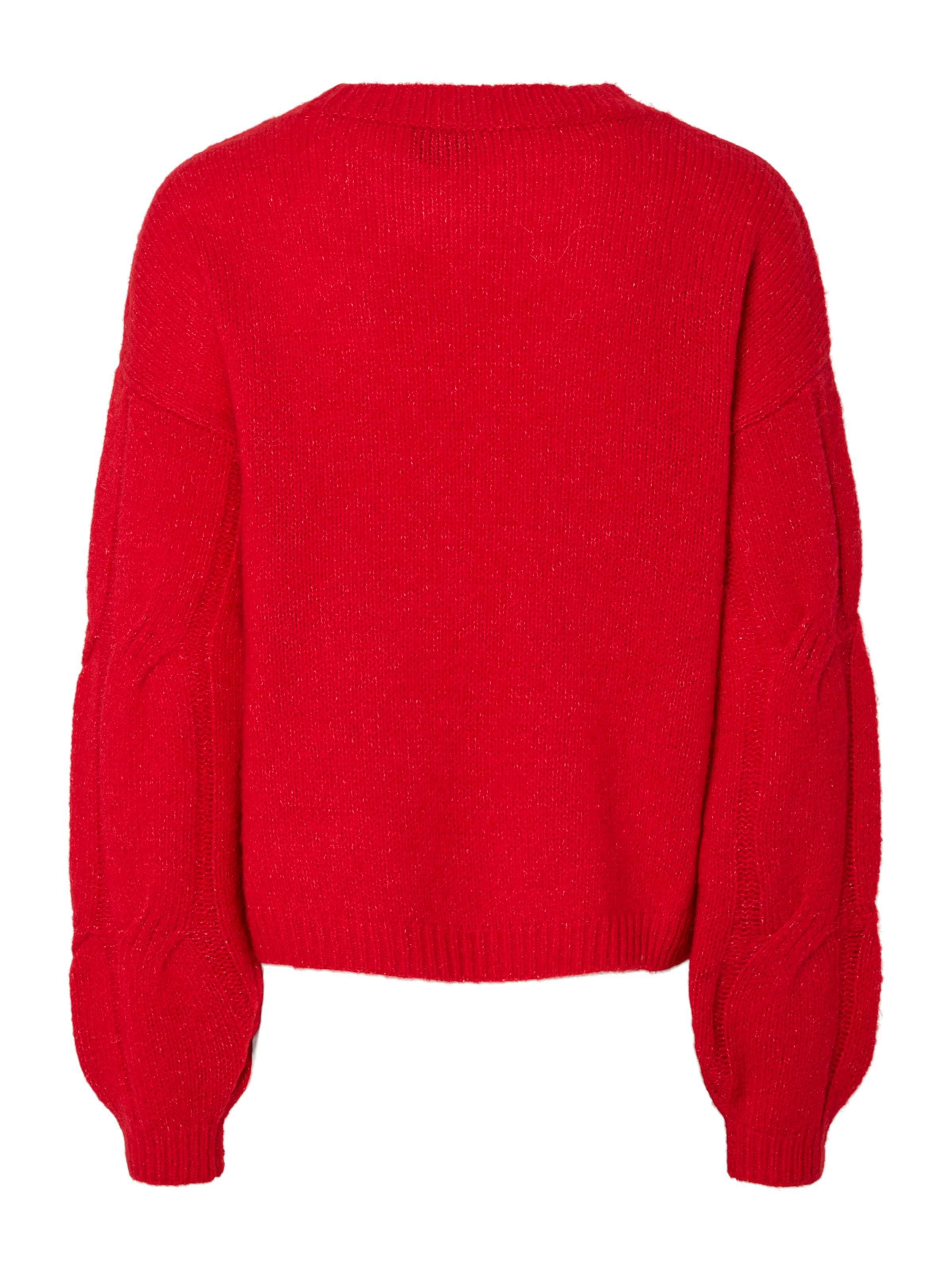PIECES Sweater 'PCJenna' in Red