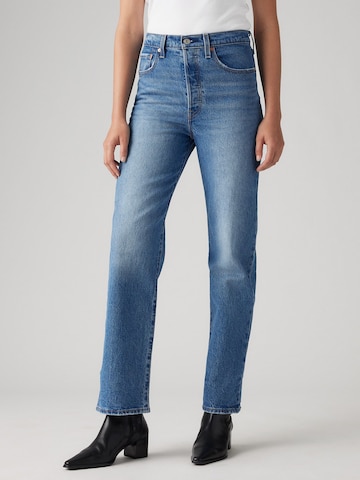 LEVI'S ® Regular Jeans 'Ribcage Straight Ankle' in Blau: Vorderseite