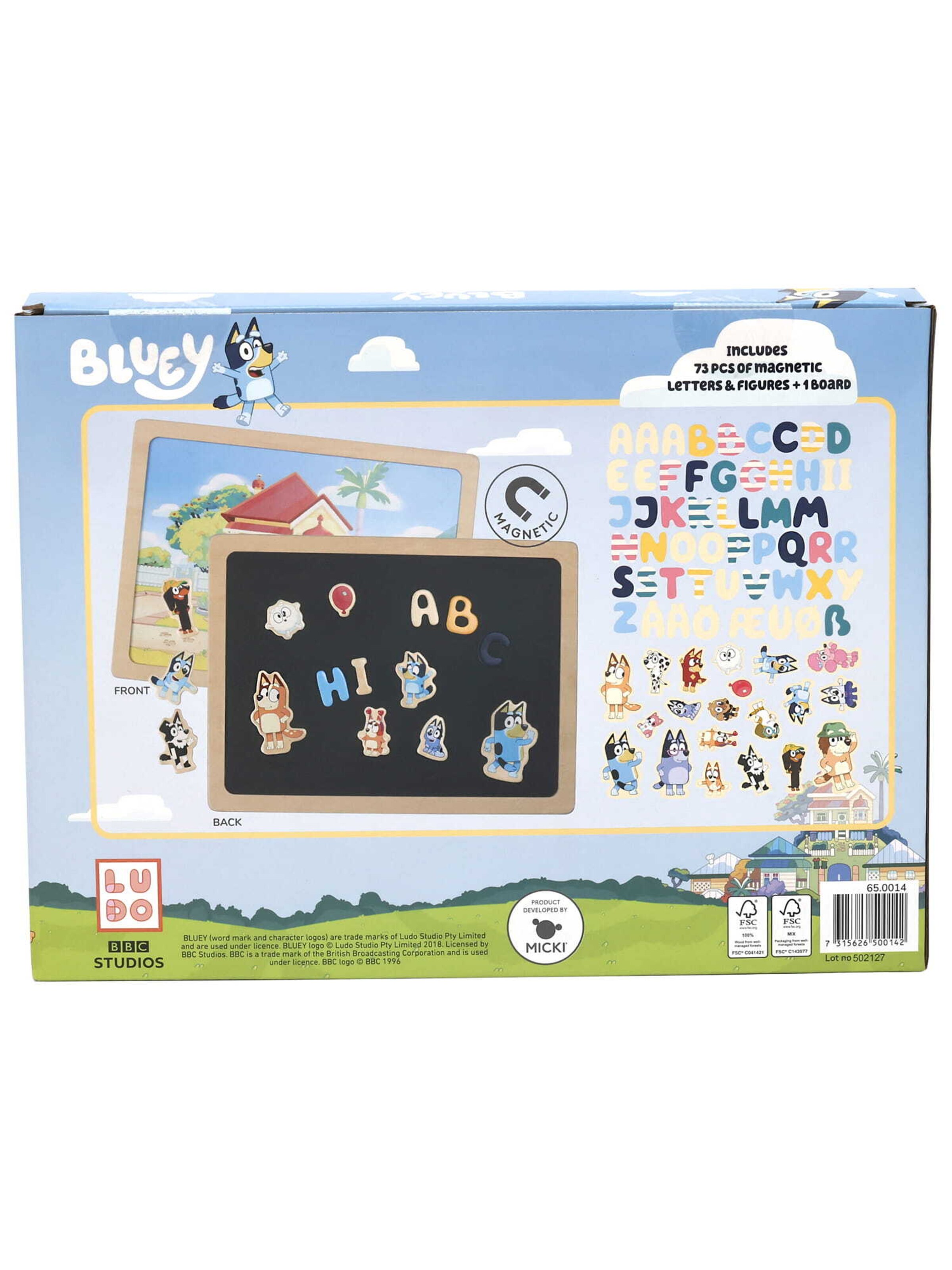 Gioco di Bluey in colori misti