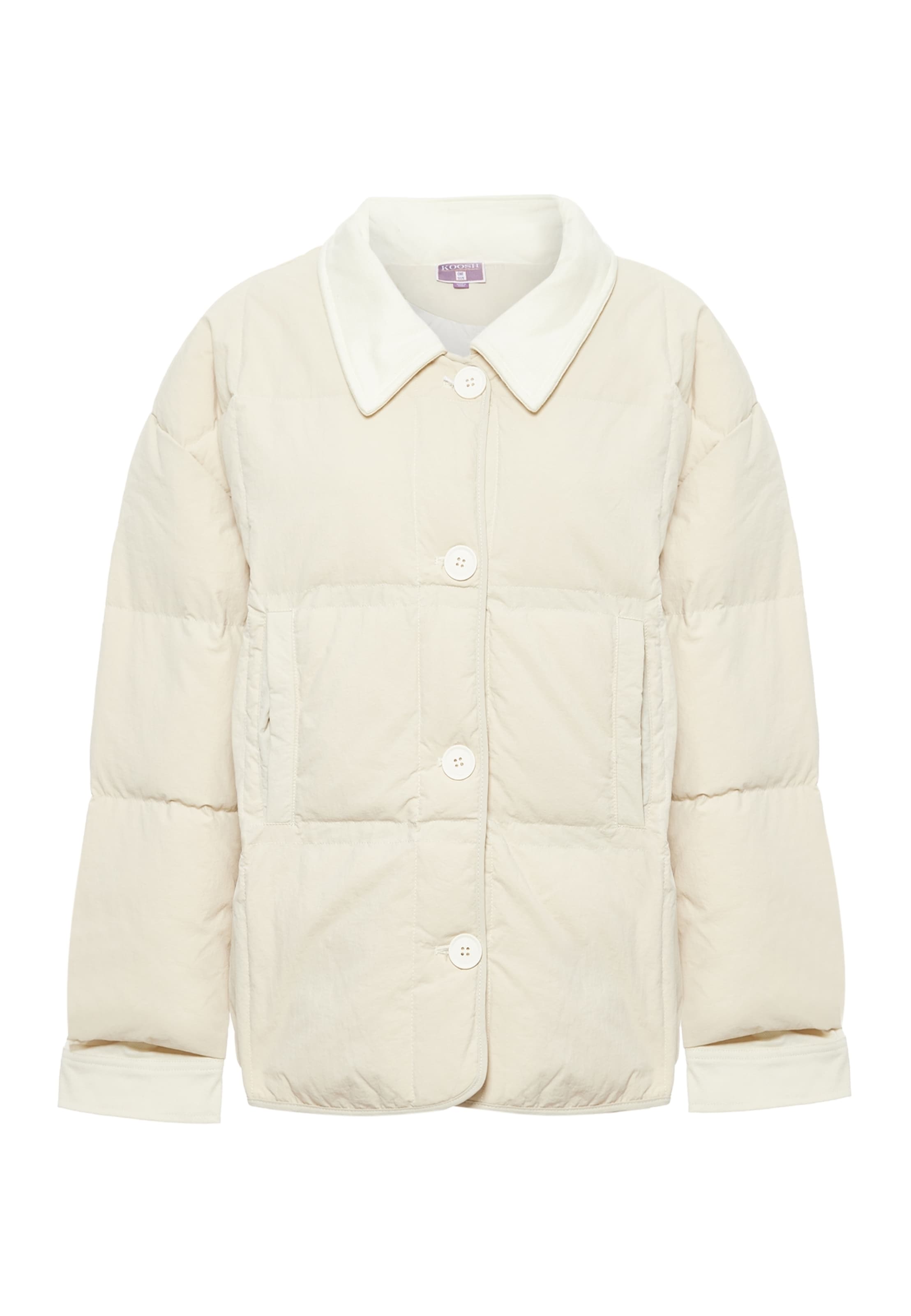 MYMO Prechodná bunda - Biela: predná strana