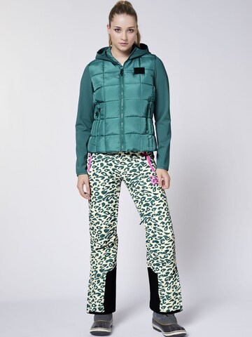 CHIEMSEE Jacke ' im Materialmix ' in Blau