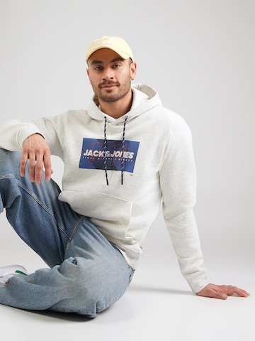 JACK & JONES Tréning póló 'JJCOLE' - fehér: elől