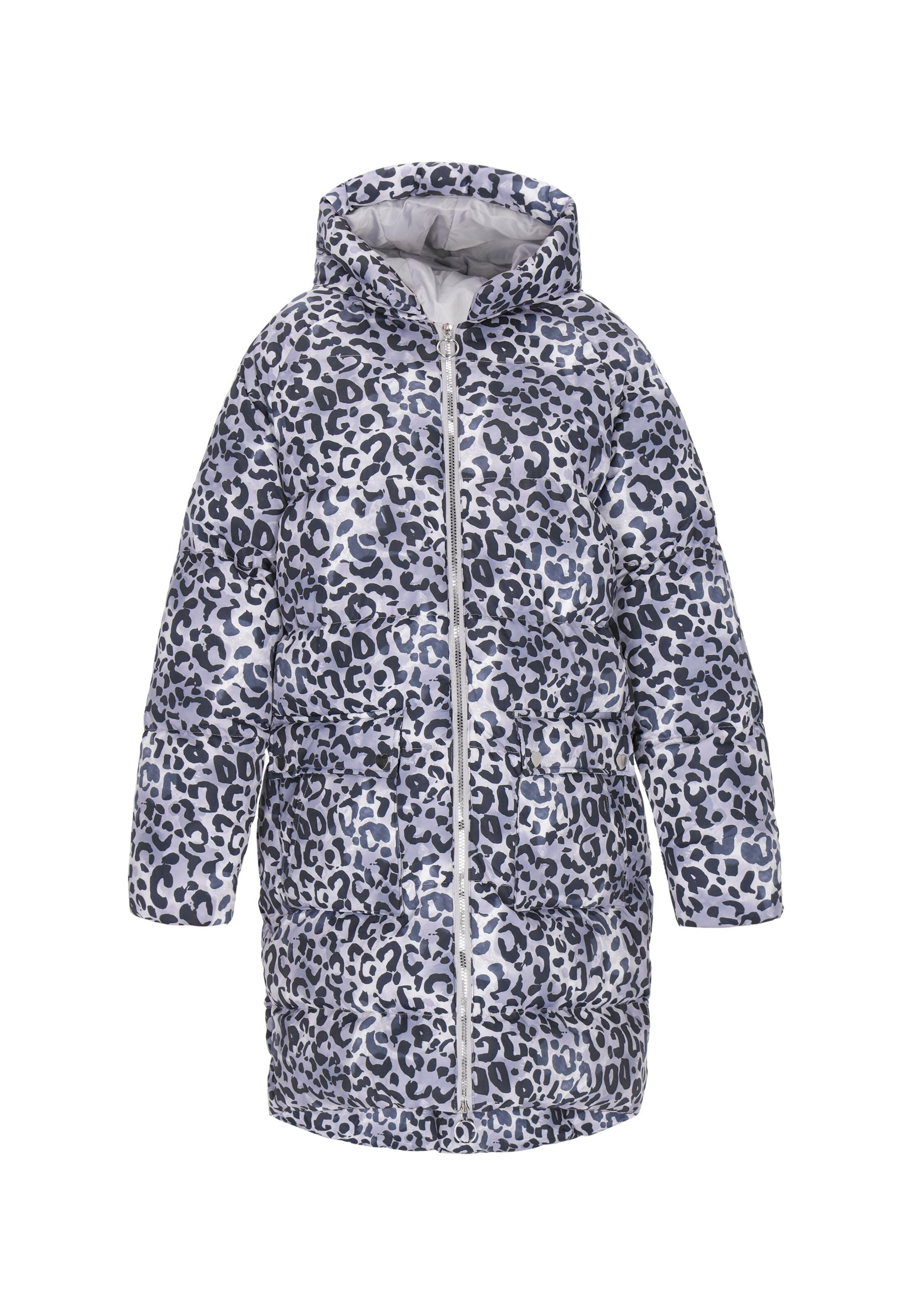 NOOTKI Winter Coat in Grey / Black / White, Item view