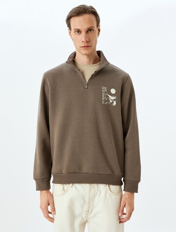 Koton Sweatshirt in Brown: front
