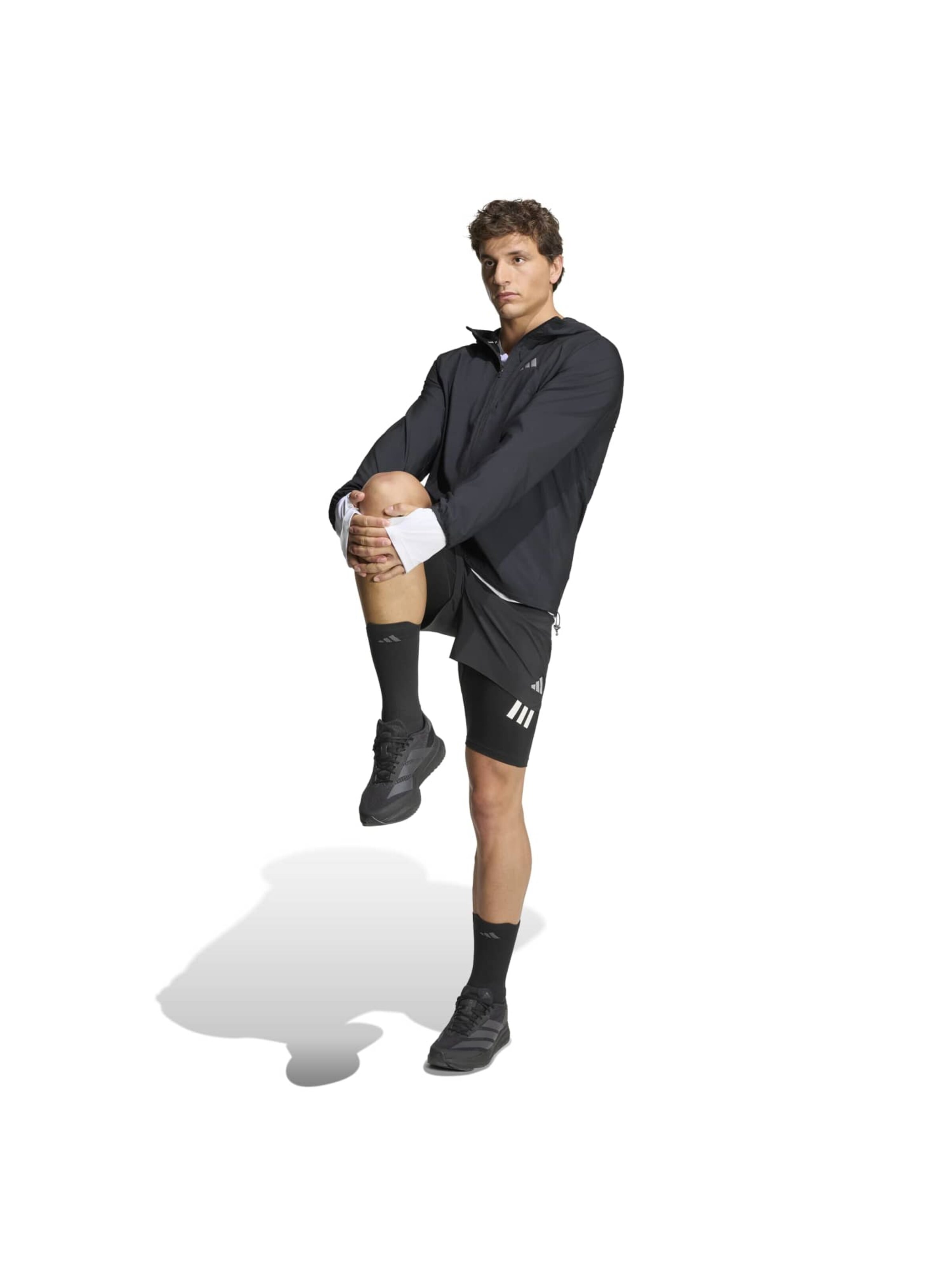 ADIDAS PERFORMANCE Μπουφάν άσκησης 'Adi365 Running Essentials' σε μαύρο