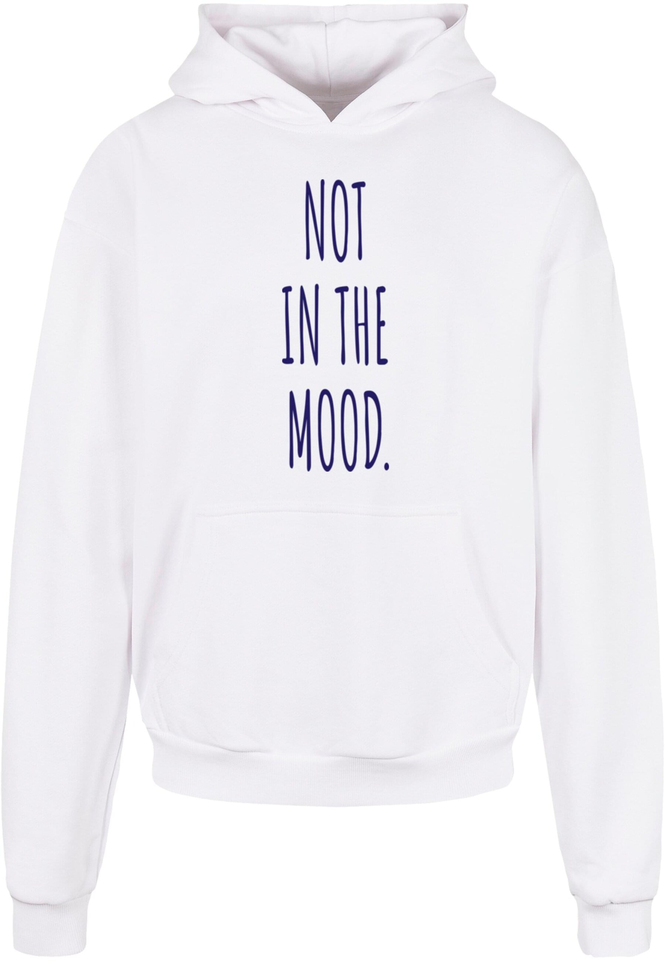 Merchcode Sweatshirt 'NITM' in Weiß: Vorderseite