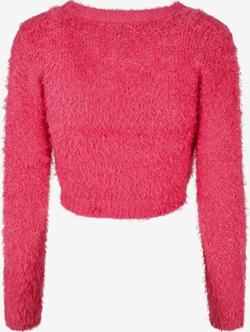 Urban Classics Knit cardigan in Pink