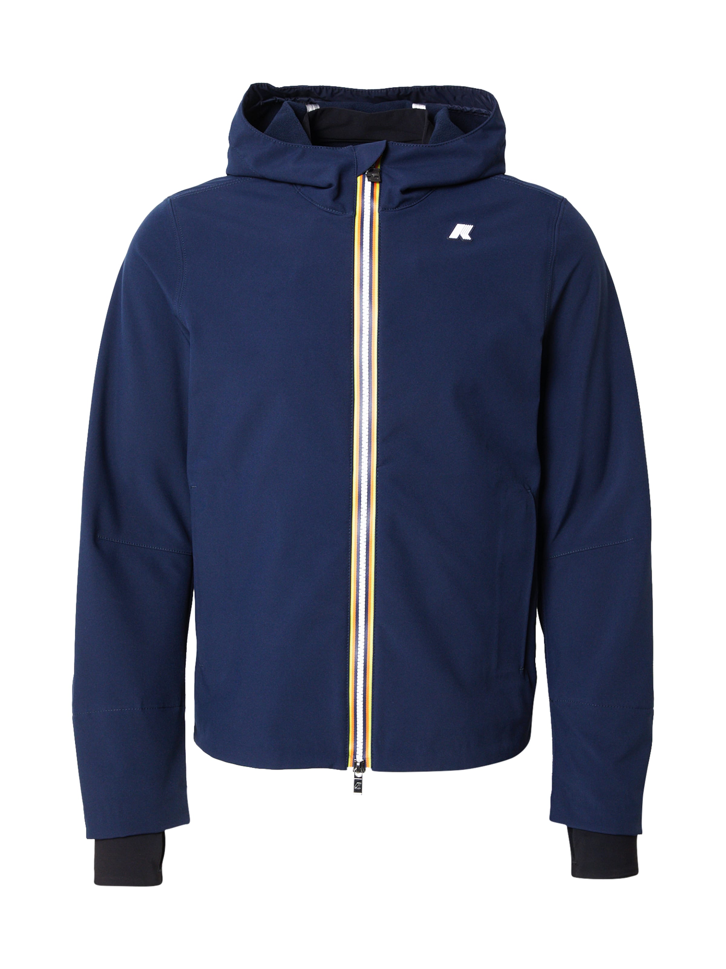 Giacca funzionale 'Jacko Bonded' di K-Way in blu: frontale