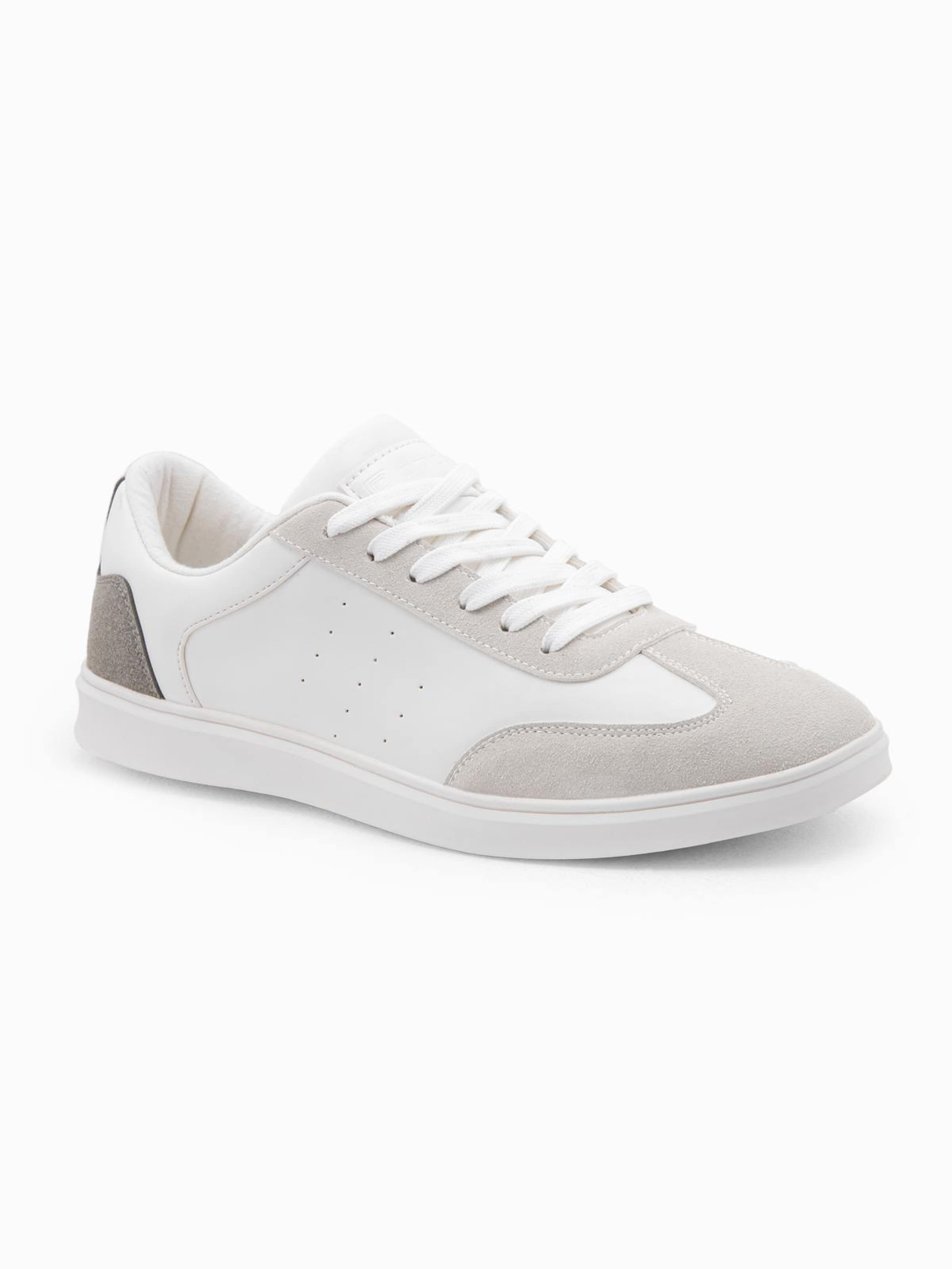 Ombre Sneakers hoog in Wit: voorkant