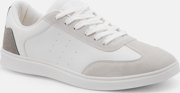 Ombre Sneakers hoog in Wit: voorkant