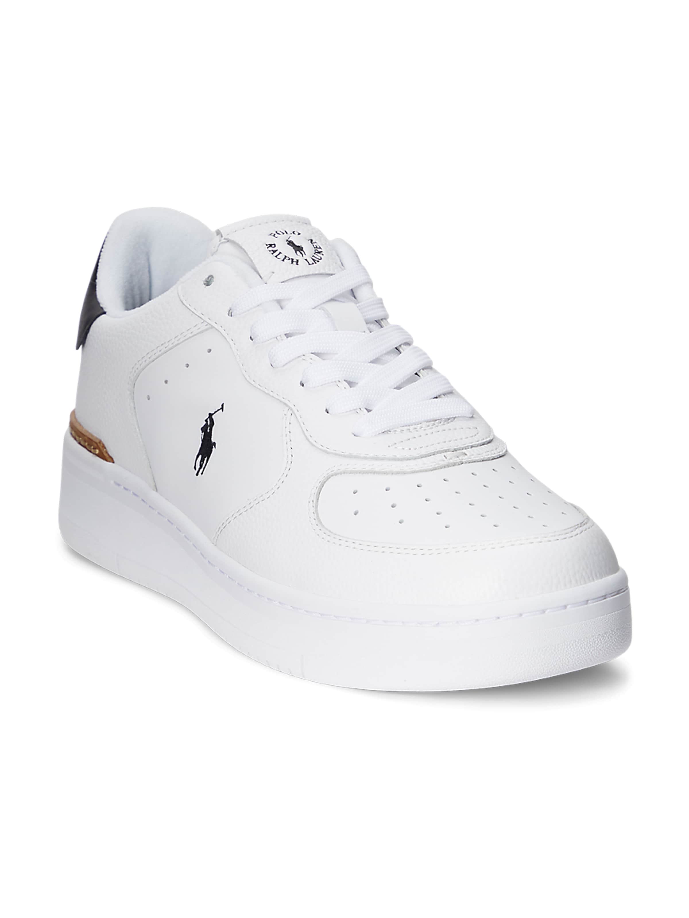 Sneaker low 'MASTERS COURT' de la Polo Ralph Lauren pe alb: față