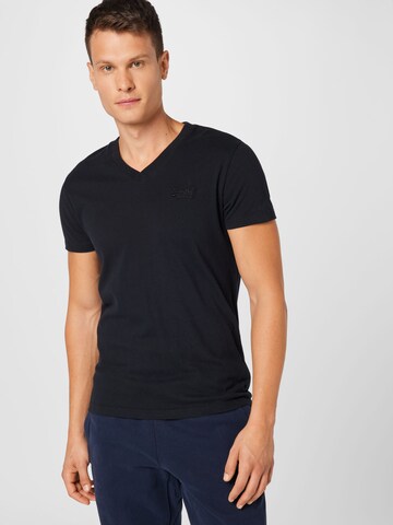 Superdry T-shirt i svart: framsida