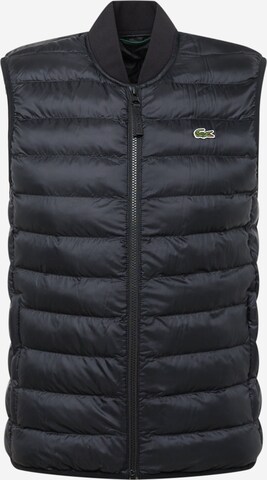 LACOSTE - Chaleco en negro: frente