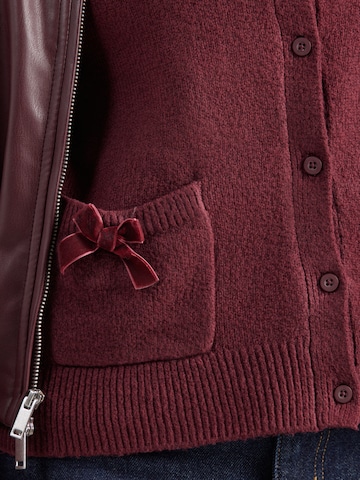 HOLLISTER Kardigán - piros