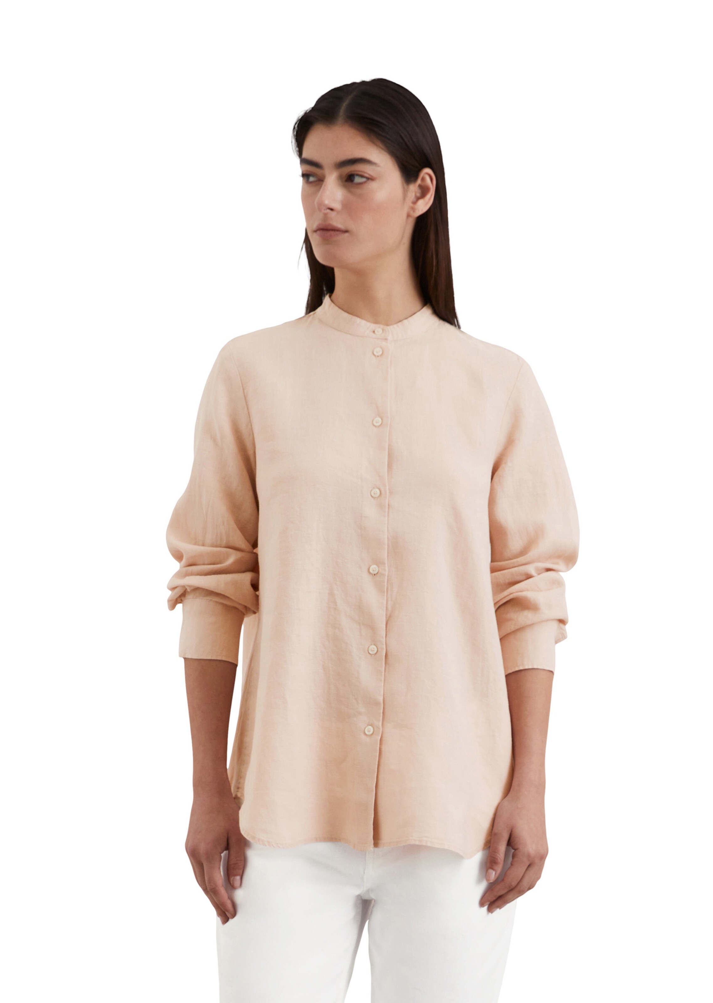 Marc O'Polo Blouse in Beige: voorkant