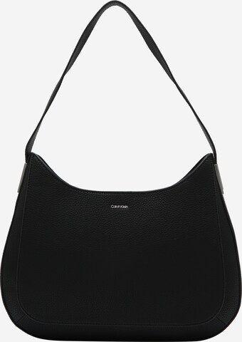 Calvin Klein - Bolso de hombro en negro: frente