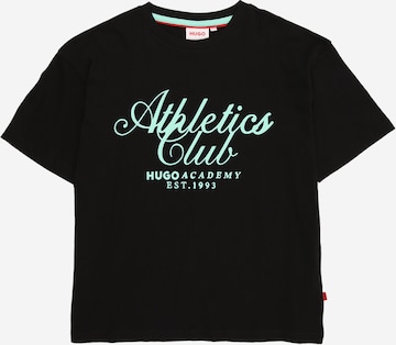 HUGO Póló - fekete: elől