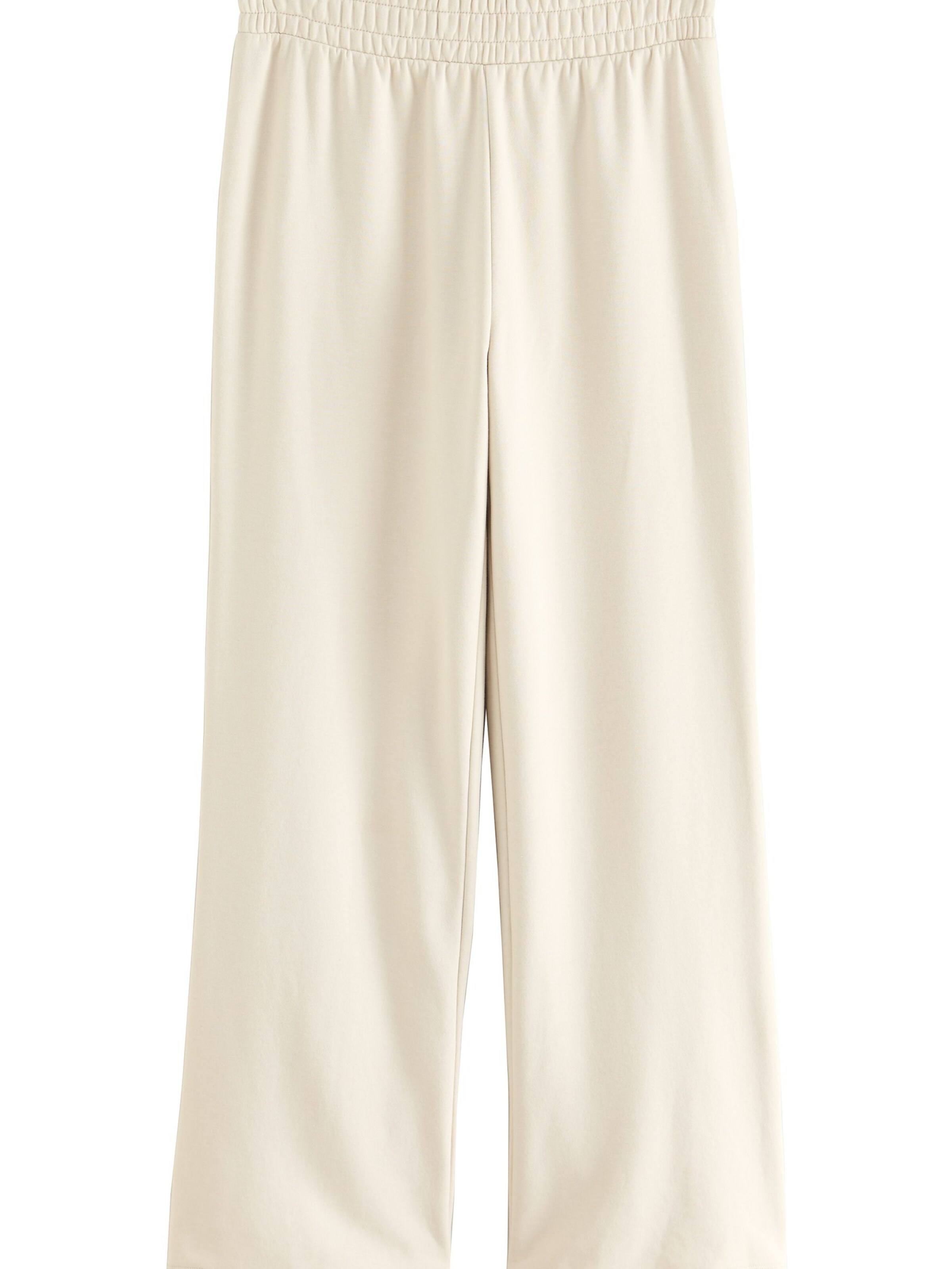 The Set Wide Leg Hose in Beige